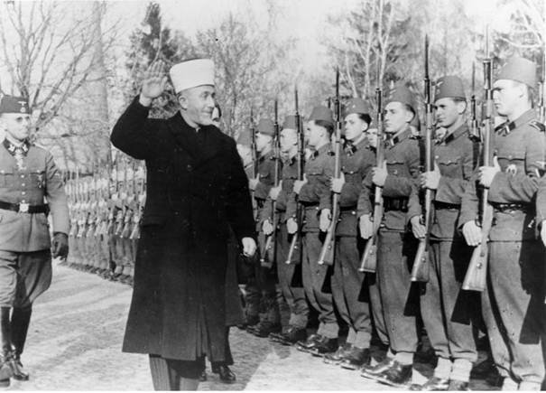 „Heil Hitler”: A jeruzsálemi főmufti a Waffen-SS bosnyák katonáival