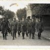 Höcker Album, Auschwitz, 1944: a sterilizáló Clauberg balra, civilben az SS vezérkarral (USHMM)