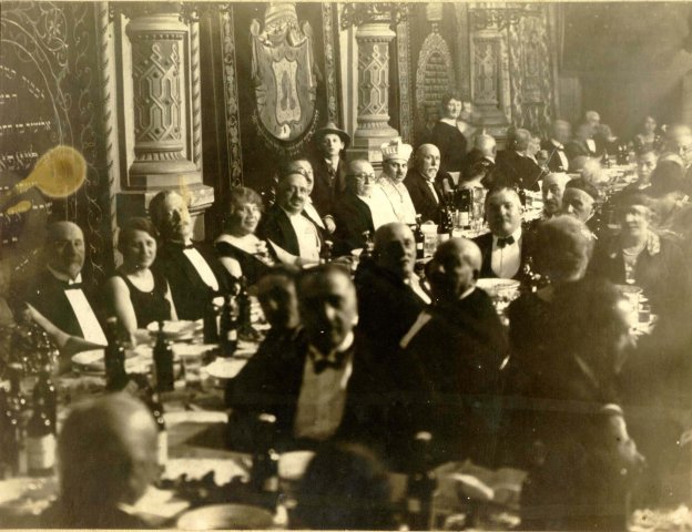 Szédereste a Pesti Izraelita Hitközség Síp utcai dísztermében, 1920-30-as évek