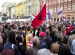 Horvát nacionalisták tiltakoznak a Nemzetközi Törvényszék ítélete ellen az Ante Gotovina perben